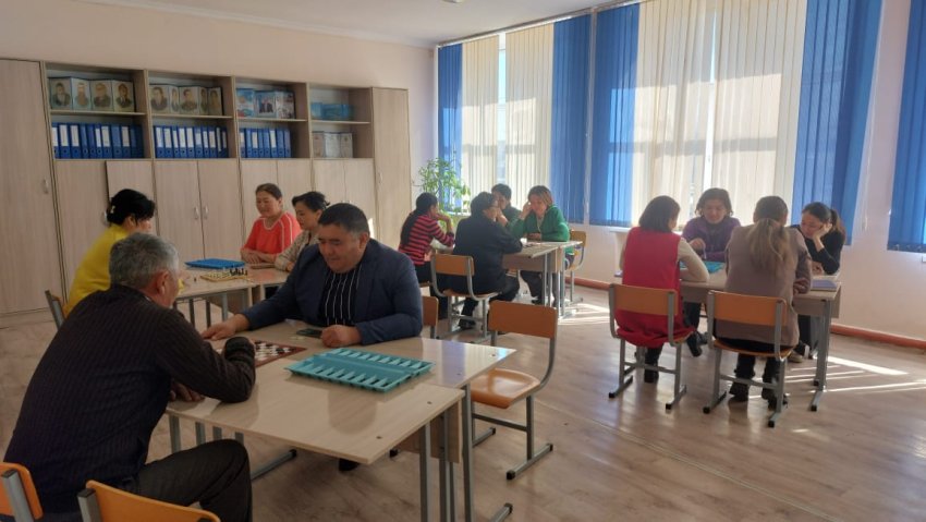 "Дойбы және тоғызқұмалақ ойындары арқылы педагогтардың стресін азайту және эмоционалдық теңгерімді қолдау әдістері" тақырыбында аттестациядан өтетін педагогтарға арналған тренинг